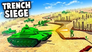 ARMY MEN Trench Defense!  Army Men of War NEW Update! (Army Men of War - MOWAS 2 WW2 Battle Sim Mod)