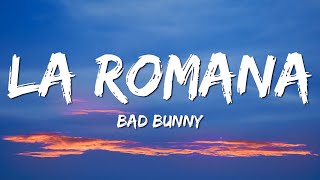 BAD BUNNY - LA ROMANA (Lyrics/Letra) Ft. EL ALFA | X100PRE Resimi