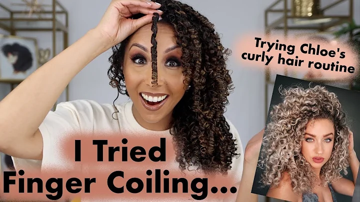 Finger Coiling for SUPER defined curls! | BiancaRe...