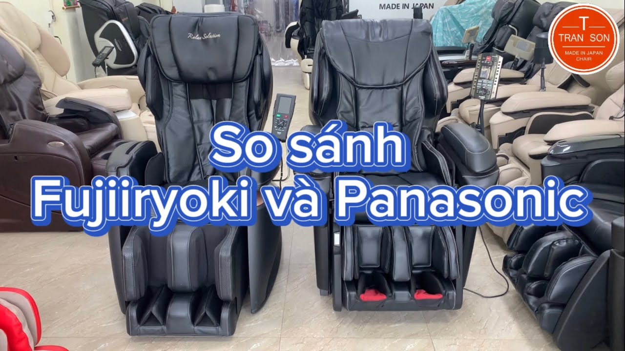 So sánh tính năng ghế massage Fujiiryoki và Panasonic