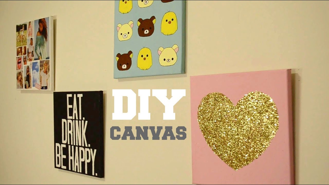 DIY Wall Decor: Custom Canvas - YouTube