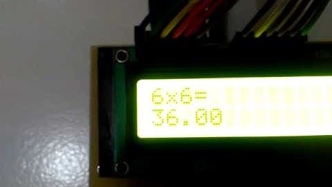 Kalkulator menggunakan arduino mega 2560