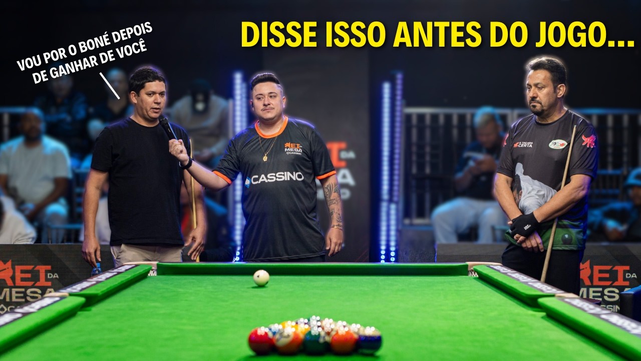 Noel x Moranguinho – Provocações e sinuca de alto nível no Rei da Mesa [Jogo Completo] 🎱🔥