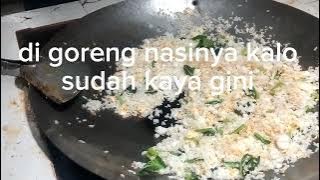 cara masak nasi goreng, agar tidak lengket di wajan, licin @tononasgor2276