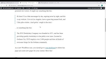 Video 15 – How to Add New Pages and Edit the Existing Pages in WordPress