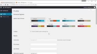 How Can you add Front end login page and Widgets in Wordpress.