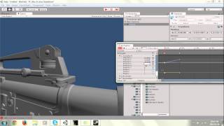 how to make a basic FPS running animation in Unity 3D