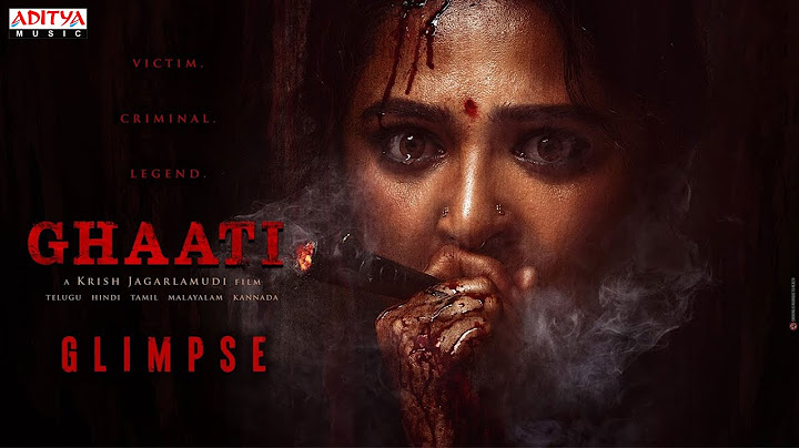 GHAATI Glimpse | 'The Queen' Anushka Shetty | Krish Jagarlamudi | Nagavelli Vidya Sagar