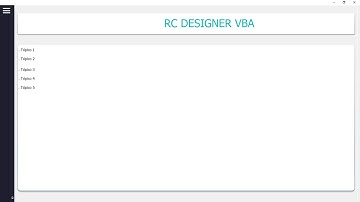 IU | UX MENU SLIDER EXCEL VBA STEP BY STEP  RESPONSIVE