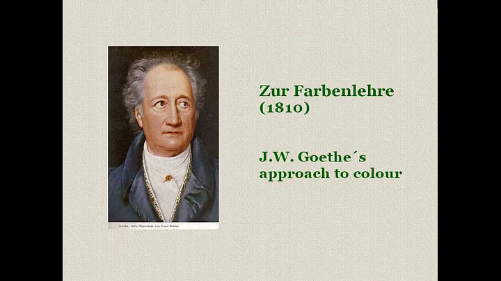 Goethe's Theory of Colours, Part 1  - How it all s...