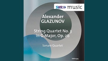 String Quartet No. 3 in G Major, Op. 26 "Slavyanskiy": IV. Allegro moderato