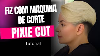 Fiz Com Máquina De Corte Enferrujada Pixie Cut Po A Po