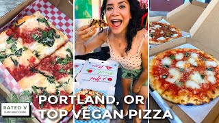 TOP 3 VEGAN PIZZA SPOTS IN PORTLAND, OR | VEGAN PIZZA CRAWL & TASTE TEST