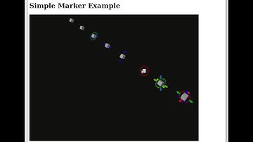 Simple Browser Interactive Markers Example