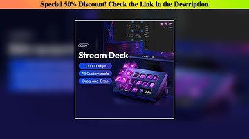 Limited Ulanzi D200 Live Streaming Controller 13 LCD Keys for Vlog Content Creation Photo Video Edi