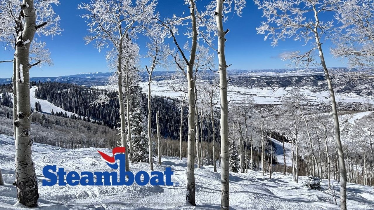 Skiing Fresh Powder at STEAMBOAT, COLORADO!
