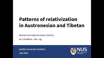 Patterns of relativization in Austronesian and Tibetan