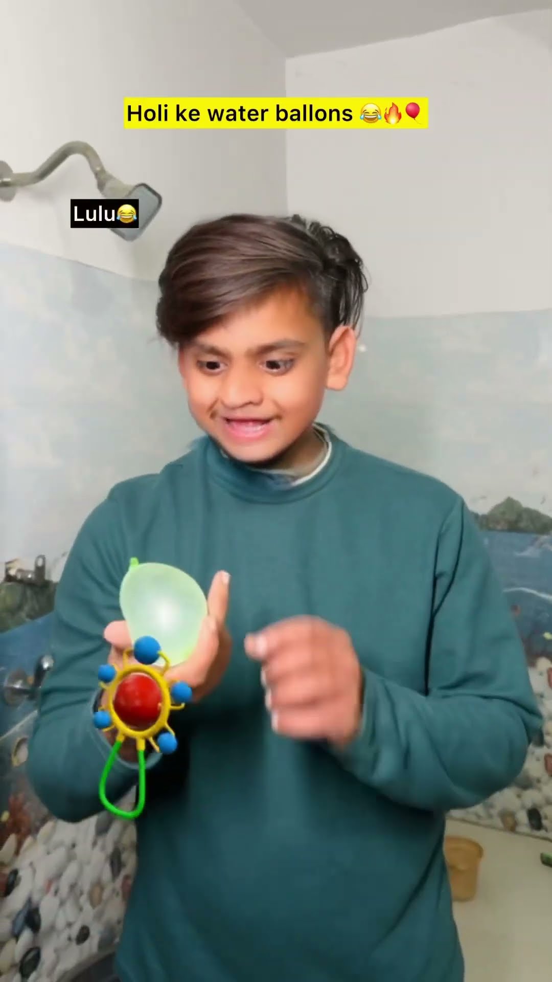 Holi ke water ballons ???| indian family #shorts #indian #relatable #holi #comedy #chaman