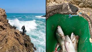 INCREIBLE habilidad de los Pescadores ARTESANAL en el MAR