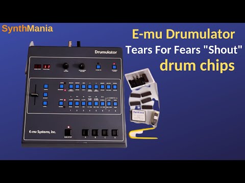 E-mu Drumulator Tears For Fears ''Shout'' drums
