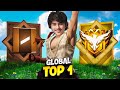 Global top 1 on just 23 hours gold to grandmaster  garena free fire