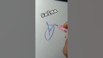 Salma name signature style / stylish Signature design #signature #shorts