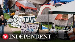 Watch again: Pro-Palestinian encampment at University of Washington