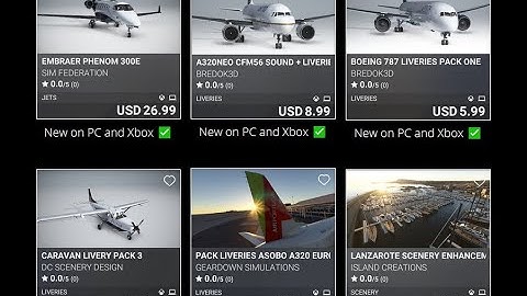 MSFS2020 MARKETPLACE UPDATE 12/05/2022 Quick Update info