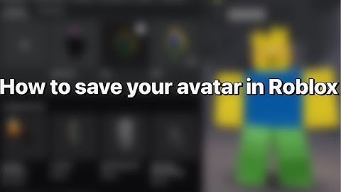 How to save your avatar in Roblox! (Updated tutorial for 2025)