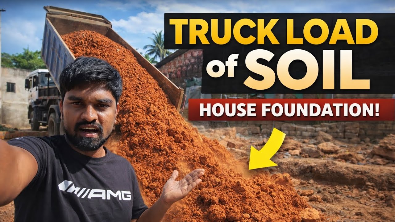 Ordered a Full Truck of Soil for My House Foundation 🏠