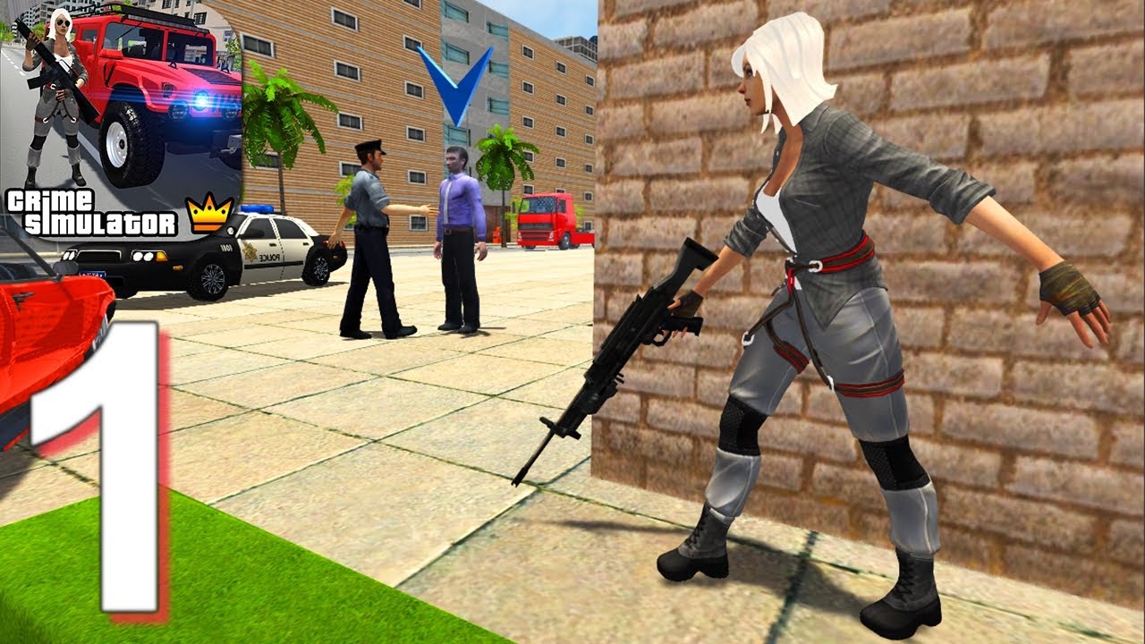 Real Girl Crime Simulator Grand City - Gameplay Walkthrough Part 1 (Android, iOS)