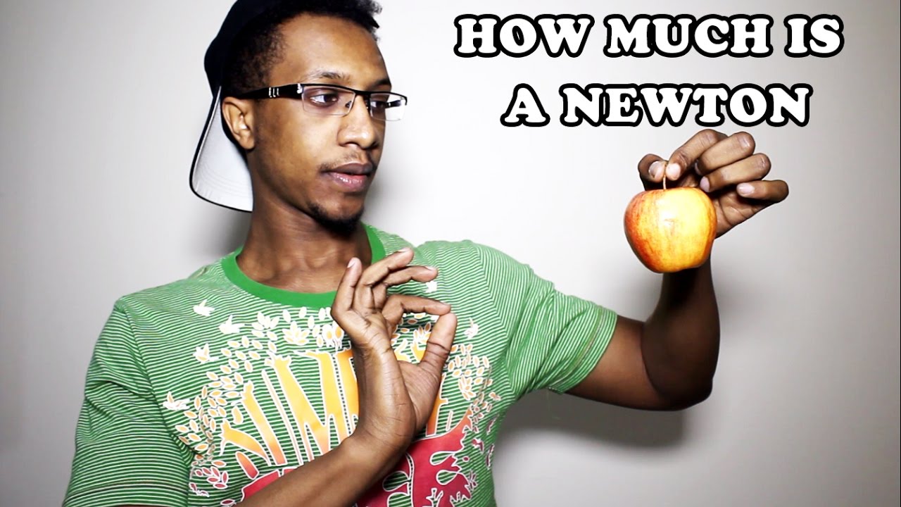 HOW MUCH FORCE IS 1 NEWTON | (GREAT EXAMPLE + MAGIC)