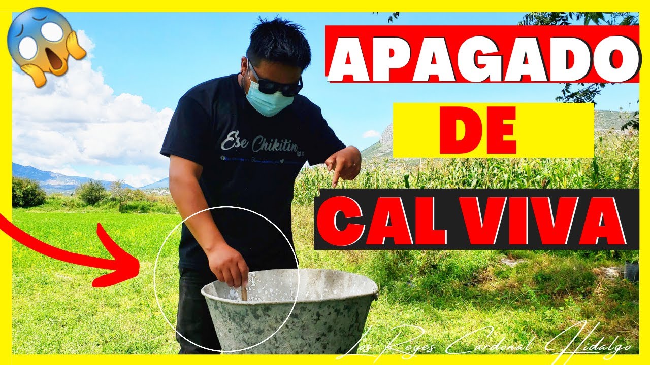 APAGADO DE CAL VIVA, PIEDRA CALIZA