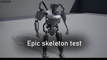 Hydraulic robot - Epic skeleton test