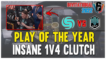 THE PLAY OF THE YEAR! INSANE 1v4 CLUTCH FROM KANZEN - R6 SIX INVITATIONAL 2022 | BEST OF SIEGE