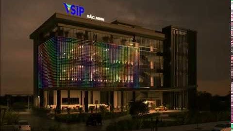 Đèn led trang trí tòa nhà   led building