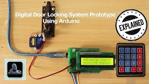 Digital Door Locking System Prototype Using Arduino + JLCPCB