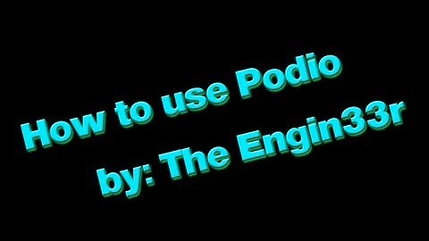 Managing Data Sets Using Podio - Project Management Program PODIO Walkthrough (1 of 3)