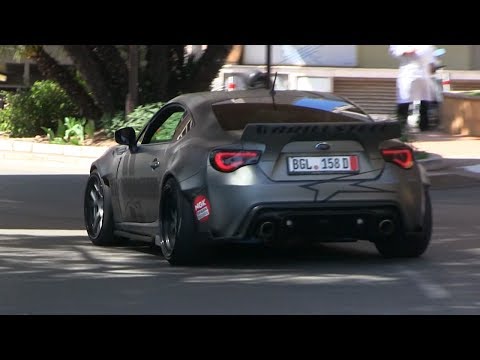 INSANE Brill Steel Rocket Bunny Subaru BRZ W/ 600HP LS3 V8 ENGINE In Monaco!