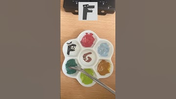 Alphabet lore #abcd#satisfying#colourmixing#art#alphabetlore