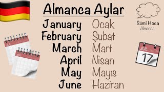 Almanca Aylar + Alıştırma