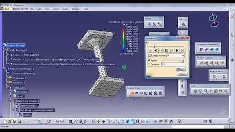 11.- Método de los Elementos Finitos (Generative Structural Anañysis) AprendeCATIAv5