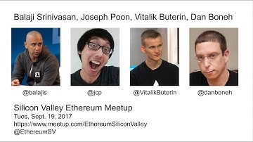 Vitalik Buterin, Balaji Srinivasan, Joseph Poon, and Dan Boneh