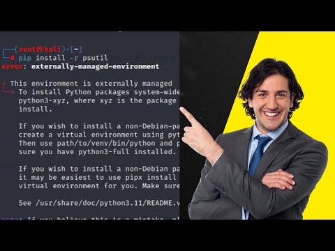 error: externally-managed-environment Kali Linux 2023 Fixed