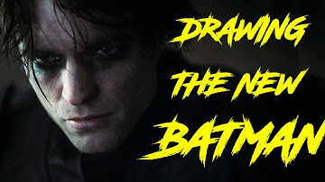 Drawing  The New  Batman (Comic Book Style - Procreate) Time Lapse