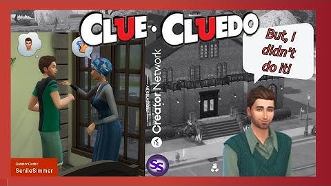 Sims 4 Clue/Cluedo Challenge - Mr. Green Claims Innocence!