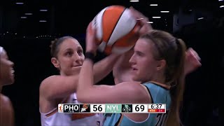 HILARIOUS: Sabrina Ionescu Offended By Taurasi GLOATING After Her Made Basket \& Rips Ball From Her!