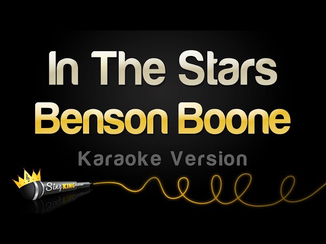 Benson Boone - In The Stars (Karaoke Version) class=