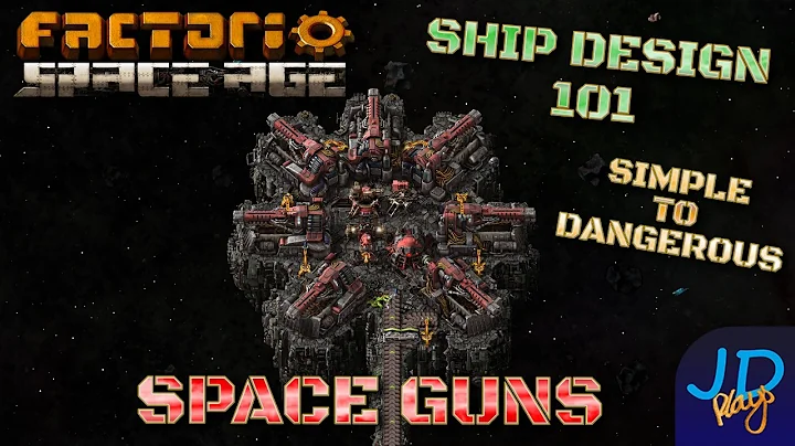 Ship Design 101: Space GUNS ⚙️ Factorio Space Age 🏭 Tutorial, Walkthrough