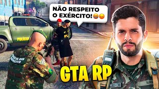 DEU TRETA NA ABORDAGEM DO EXÉRCITO NO GTA RP!!